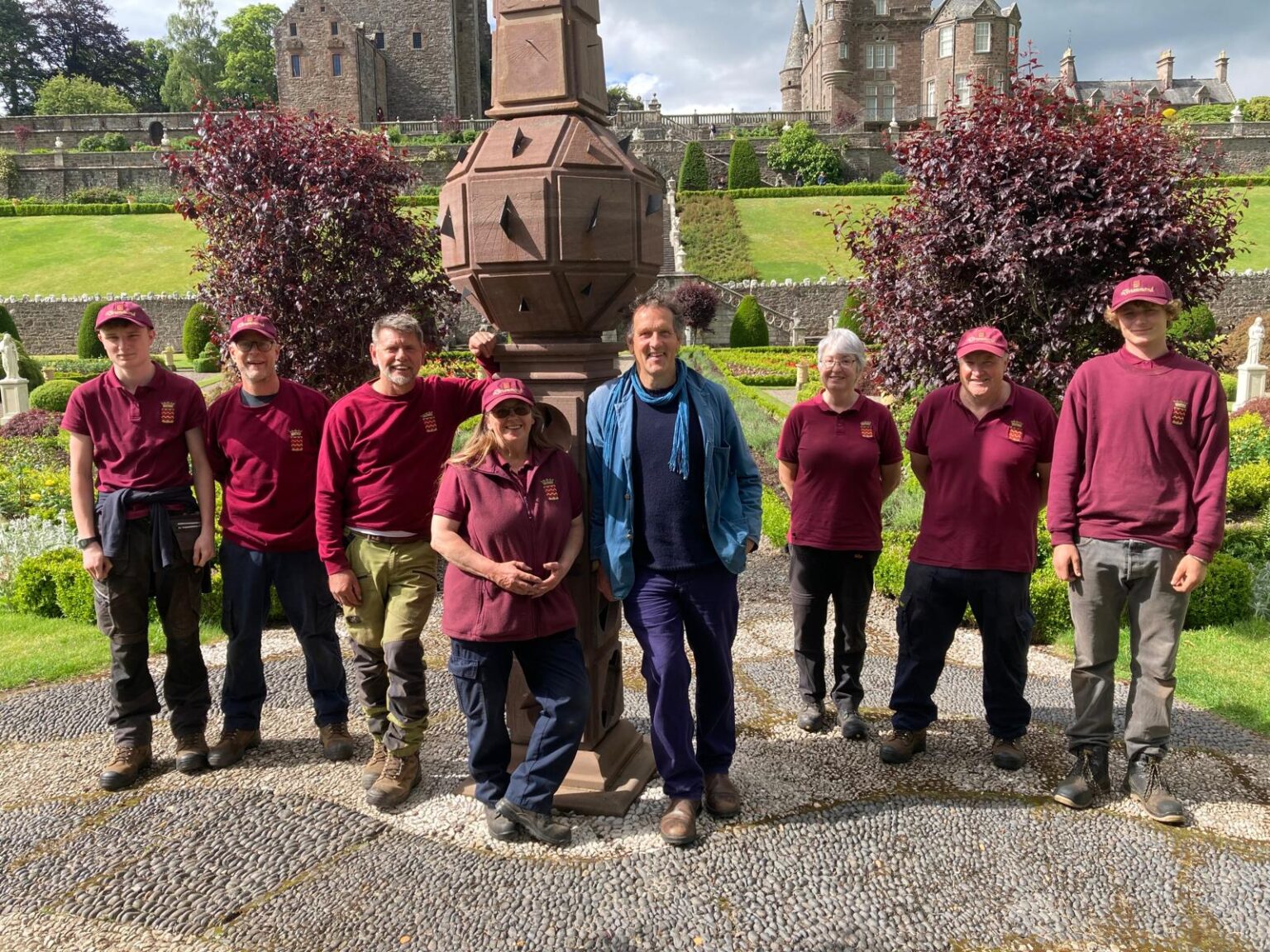 Drummond Gardens Gardening Team With A Recent Visit From Monty Don drummond-gardens-gardening-team-with-a-recent-visit-from-monty-don